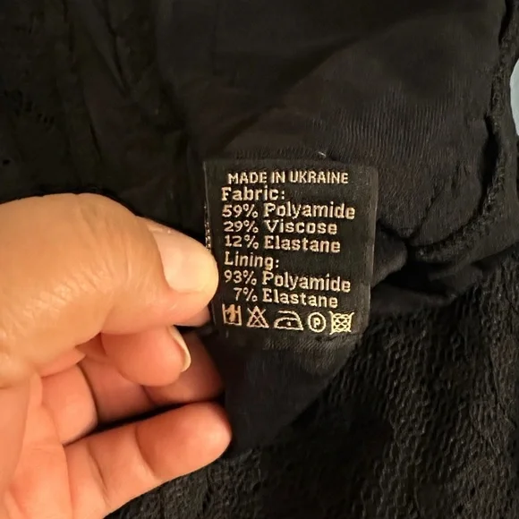 OLVI'S Elegant Black Lace Dress - Picture 9 of 12